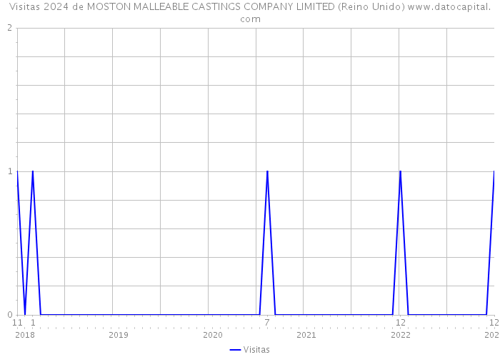 Visitas 2024 de MOSTON MALLEABLE CASTINGS COMPANY LIMITED (Reino Unido) 