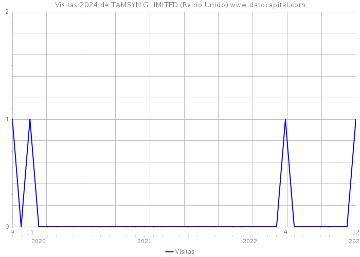 Visitas 2024 de TAMSYN G LIMITED (Reino Unido) 