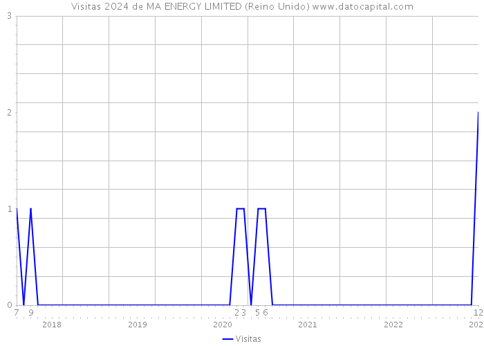 Visitas 2024 de MA ENERGY LIMITED (Reino Unido) 