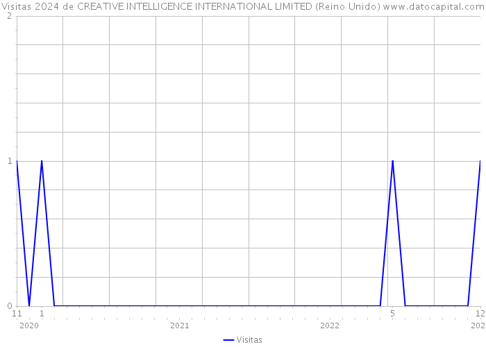 Visitas 2024 de CREATIVE INTELLIGENCE INTERNATIONAL LIMITED (Reino Unido) 