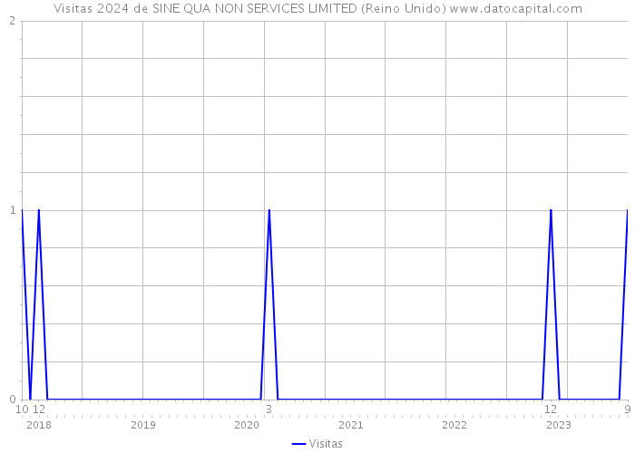 Visitas 2024 de SINE QUA NON SERVICES LIMITED (Reino Unido) 