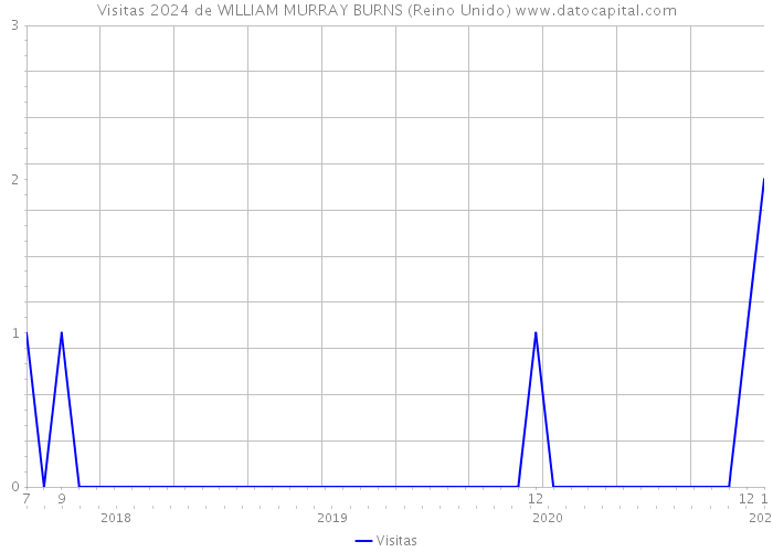 Visitas 2024 de WILLIAM MURRAY BURNS (Reino Unido) 