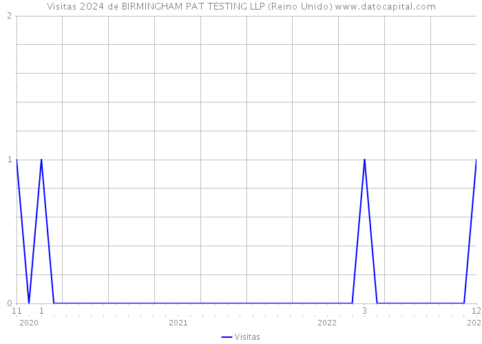 Visitas 2024 de BIRMINGHAM PAT TESTING LLP (Reino Unido) 