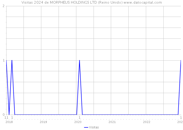 Visitas 2024 de MORPHEUS HOLDINGS LTD (Reino Unido) 