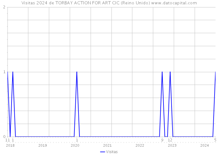 Visitas 2024 de TORBAY ACTION FOR ART CIC (Reino Unido) 