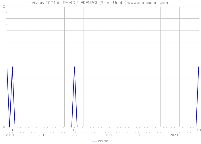 Visitas 2024 de DAVID PLEKENPOL (Reino Unido) 