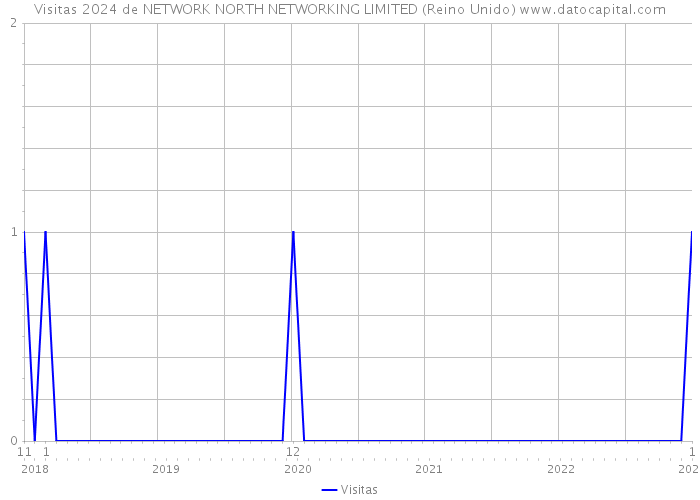 Visitas 2024 de NETWORK NORTH NETWORKING LIMITED (Reino Unido) 