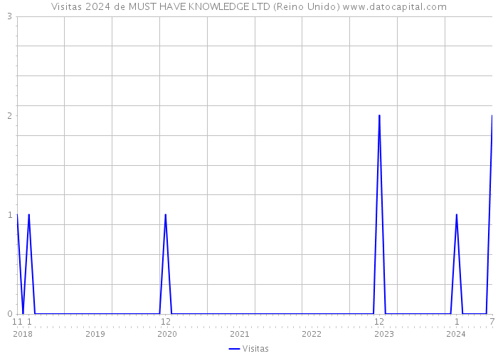 Visitas 2024 de MUST HAVE KNOWLEDGE LTD (Reino Unido) 