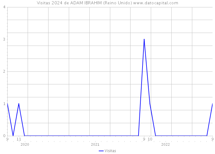 Visitas 2024 de ADAM IBRAHIM (Reino Unido) 