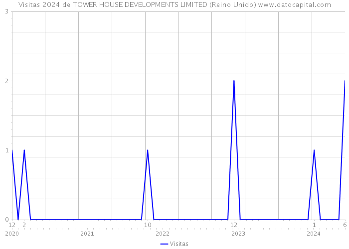 Visitas 2024 de TOWER HOUSE DEVELOPMENTS LIMITED (Reino Unido) 