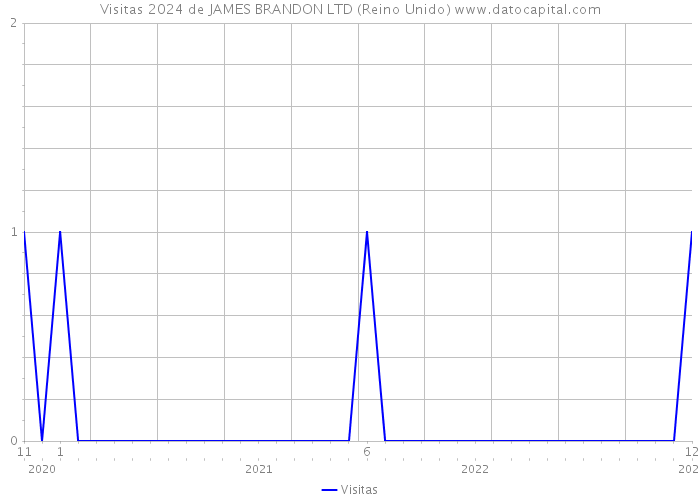 Visitas 2024 de JAMES BRANDON LTD (Reino Unido) 