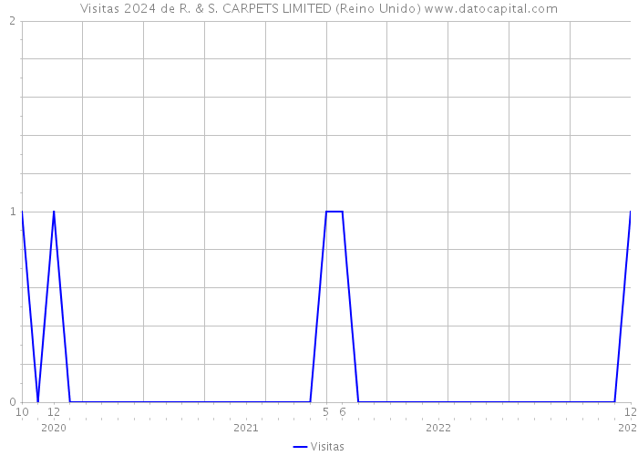 Visitas 2024 de R. & S. CARPETS LIMITED (Reino Unido) 
