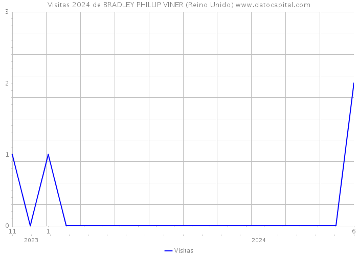 Visitas 2024 de BRADLEY PHILLIP VINER (Reino Unido) 