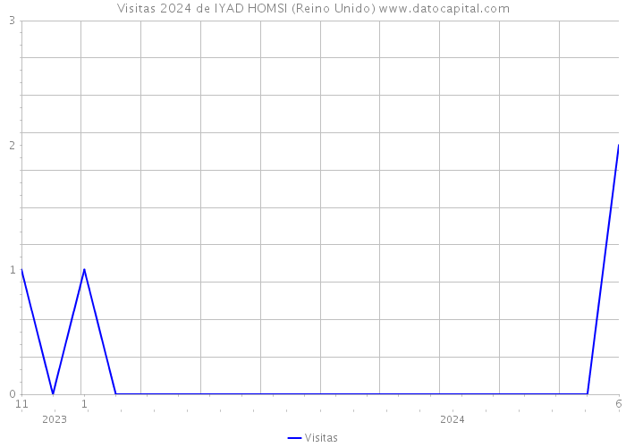 Visitas 2024 de IYAD HOMSI (Reino Unido) 