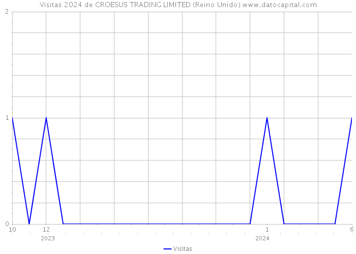 Visitas 2024 de CROESUS TRADING LIMITED (Reino Unido) 