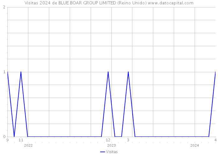 Visitas 2024 de BLUE BOAR GROUP LIMITED (Reino Unido) 