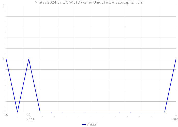 Visitas 2024 de E C W LTD (Reino Unido) 