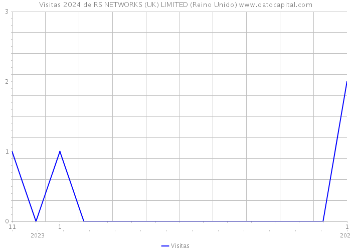 Visitas 2024 de RS NETWORKS (UK) LIMITED (Reino Unido) 