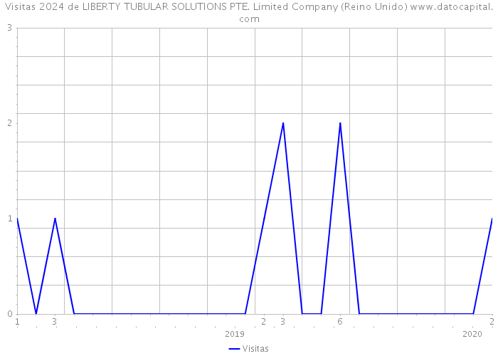Visitas 2024 de LIBERTY TUBULAR SOLUTIONS PTE. Limited Company (Reino Unido) 