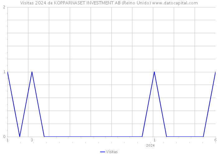 Visitas 2024 de KOPPARNASET INVESTMENT AB (Reino Unido) 