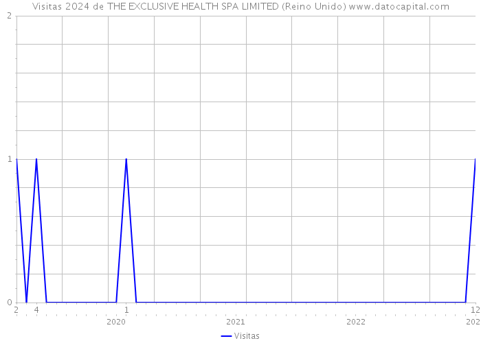 Visitas 2024 de THE EXCLUSIVE HEALTH SPA LIMITED (Reino Unido) 