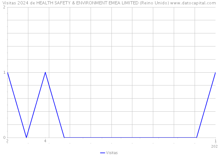 Visitas 2024 de HEALTH SAFETY & ENVIRONMENT EMEA LIMITED (Reino Unido) 