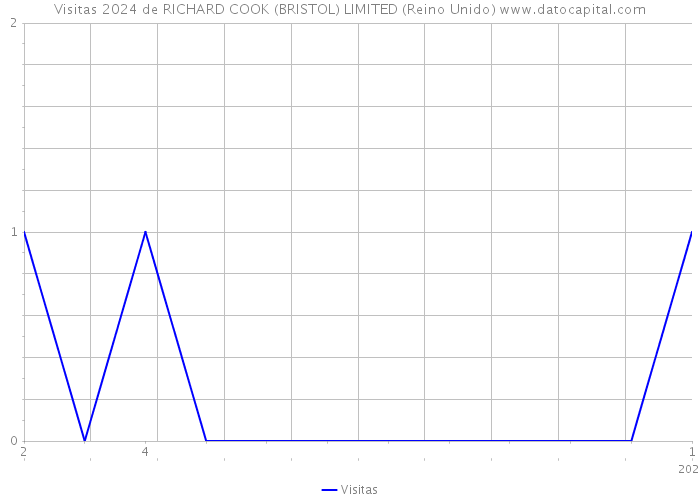 Visitas 2024 de RICHARD COOK (BRISTOL) LIMITED (Reino Unido) 