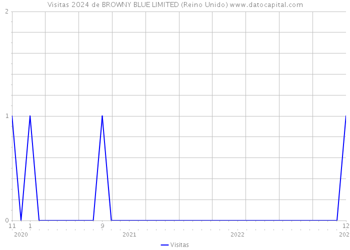 Visitas 2024 de BROWNY BLUE LIMITED (Reino Unido) 