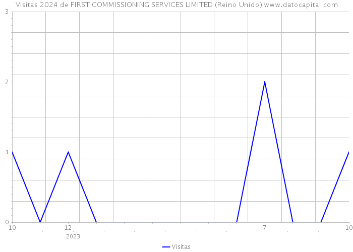 Visitas 2024 de FIRST COMMISSIONING SERVICES LIMITED (Reino Unido) 