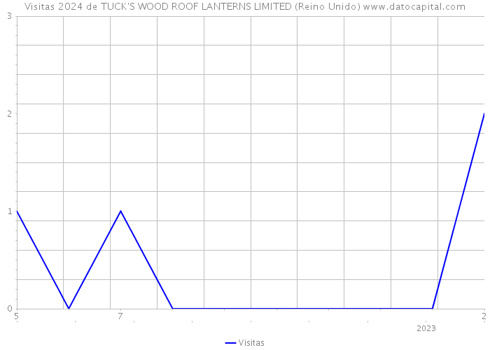 Visitas 2024 de TUCK'S WOOD ROOF LANTERNS LIMITED (Reino Unido) 