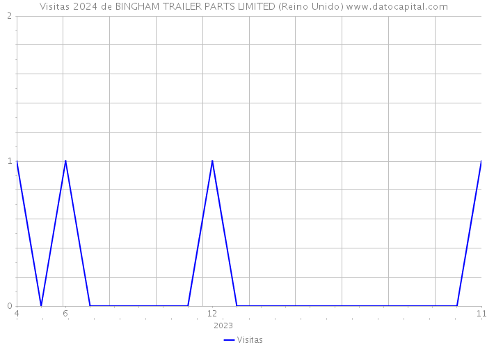 Visitas 2024 de BINGHAM TRAILER PARTS LIMITED (Reino Unido) 