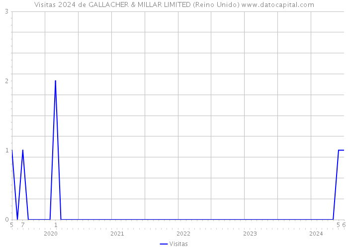 Visitas 2024 de GALLACHER & MILLAR LIMITED (Reino Unido) 