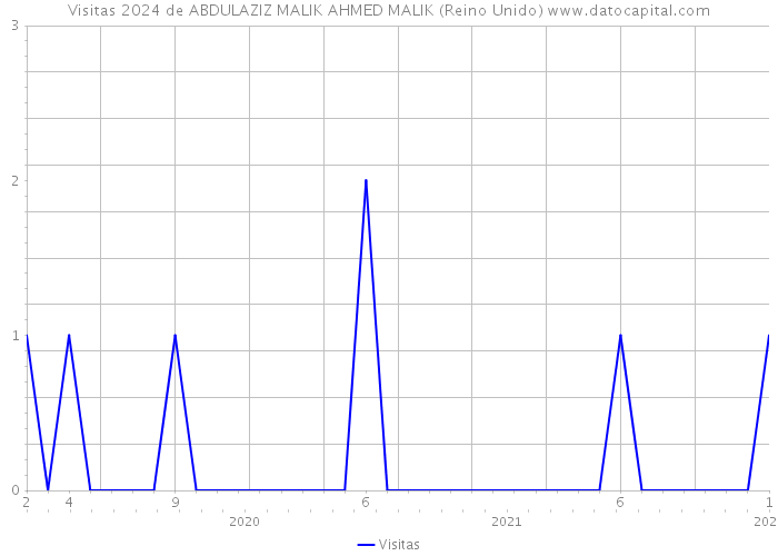 Visitas 2024 de ABDULAZIZ MALIK AHMED MALIK (Reino Unido) 