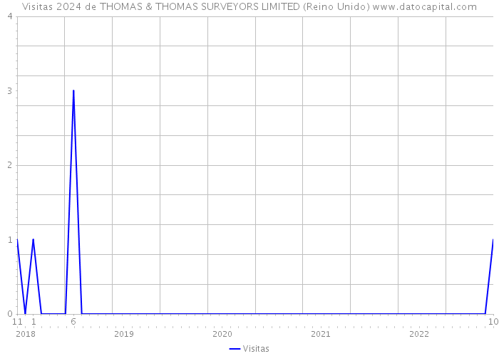 Visitas 2024 de THOMAS & THOMAS SURVEYORS LIMITED (Reino Unido) 