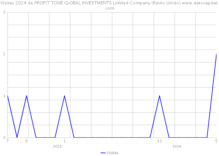 Visitas 2024 de PROFIT TONE GLOBAL INVESTMENTS Limited Company (Reino Unido) 