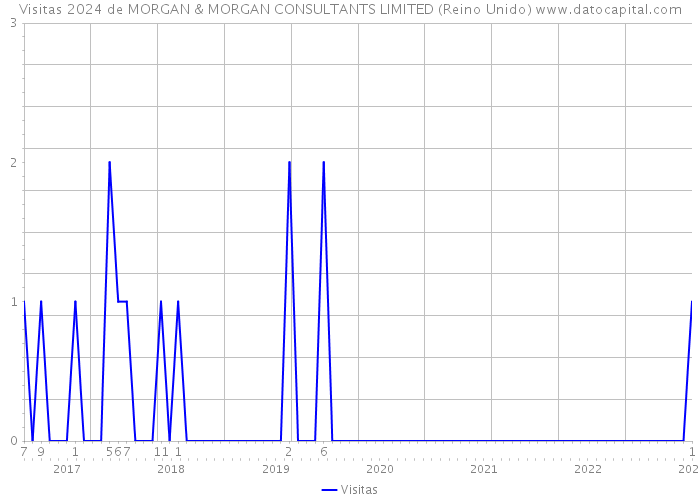 Visitas 2024 de MORGAN & MORGAN CONSULTANTS LIMITED (Reino Unido) 