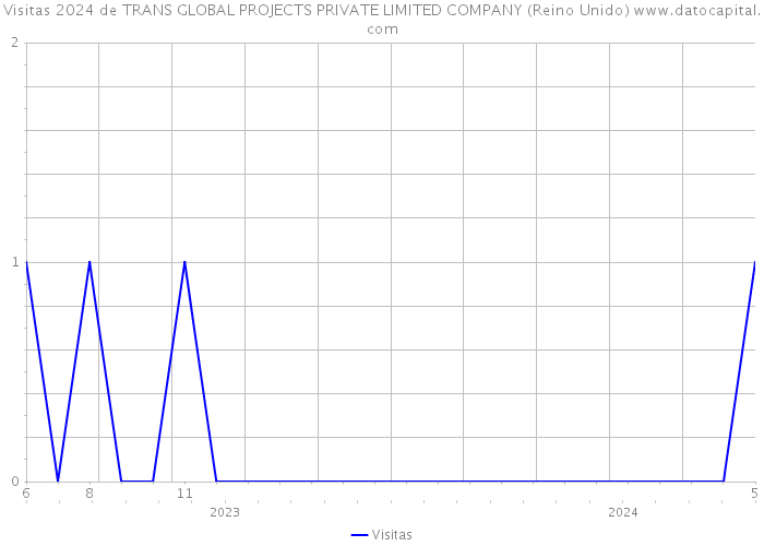 Visitas 2024 de TRANS GLOBAL PROJECTS PRIVATE LIMITED COMPANY (Reino Unido) 