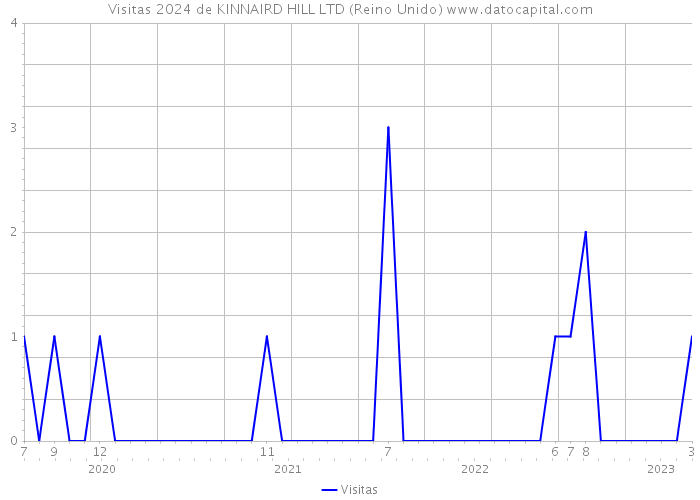 Visitas 2024 de KINNAIRD HILL LTD (Reino Unido) 