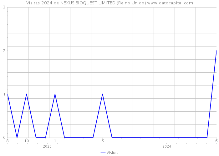 Visitas 2024 de NEXUS BIOQUEST LIMITED (Reino Unido) 