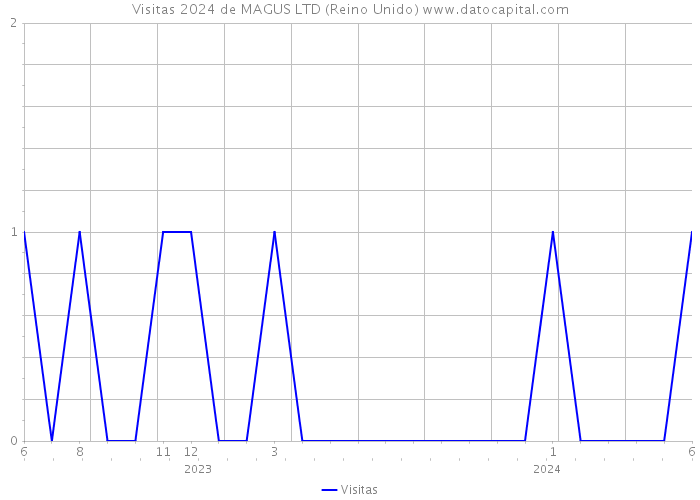 Visitas 2024 de MAGUS LTD (Reino Unido) 