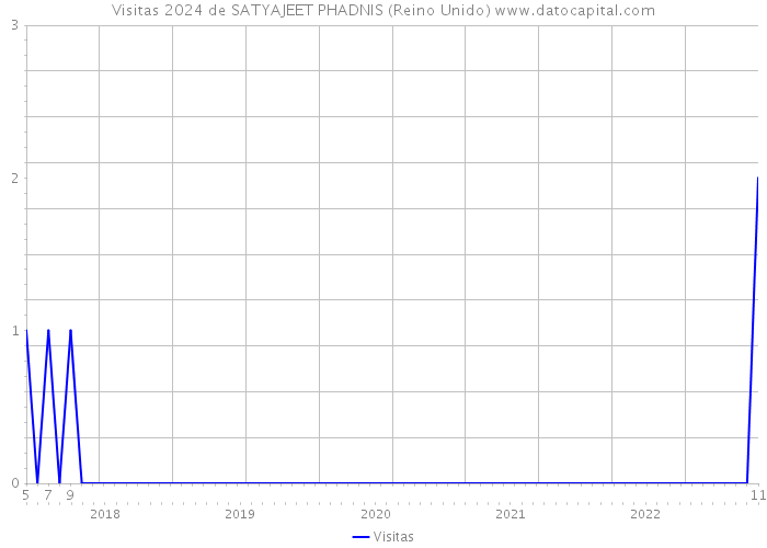 Visitas 2024 de SATYAJEET PHADNIS (Reino Unido) 