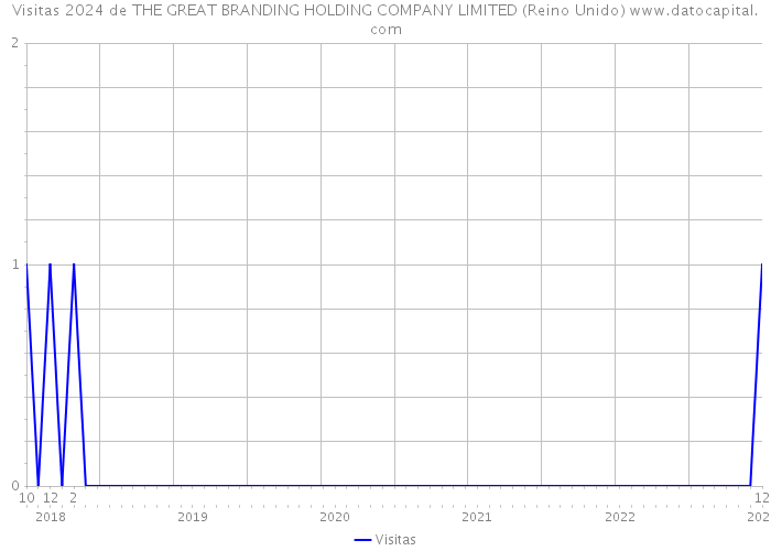 Visitas 2024 de THE GREAT BRANDING HOLDING COMPANY LIMITED (Reino Unido) 