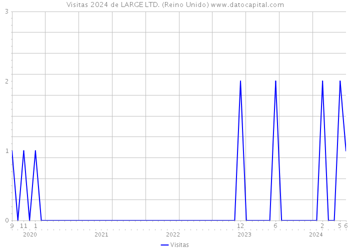 Visitas 2024 de LARGE LTD. (Reino Unido) 