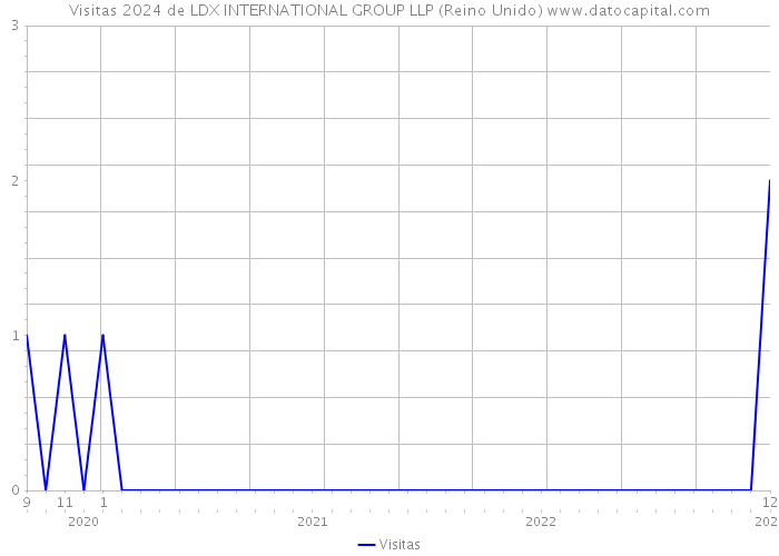 Visitas 2024 de LDX INTERNATIONAL GROUP LLP (Reino Unido) 