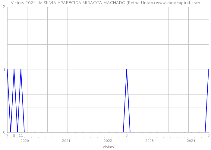 Visitas 2024 de SILVIA APARECIDA MIRACCA MACHADO (Reino Unido) 