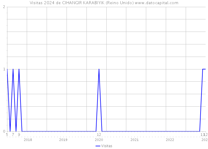 Visitas 2024 de CIHANGIR KARABIYIK (Reino Unido) 