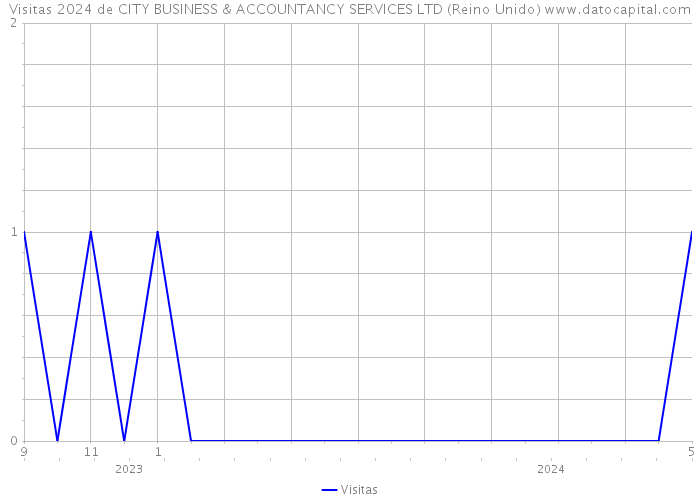 Visitas 2024 de CITY BUSINESS & ACCOUNTANCY SERVICES LTD (Reino Unido) 