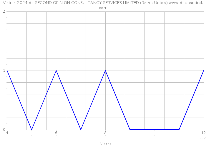 Visitas 2024 de SECOND OPINION CONSULTANCY SERVICES LIMITED (Reino Unido) 