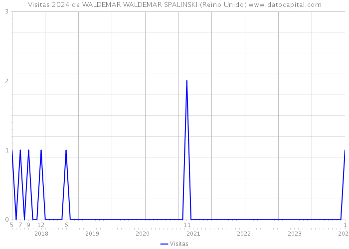 Visitas 2024 de WALDEMAR WALDEMAR SPALINSKI (Reino Unido) 
