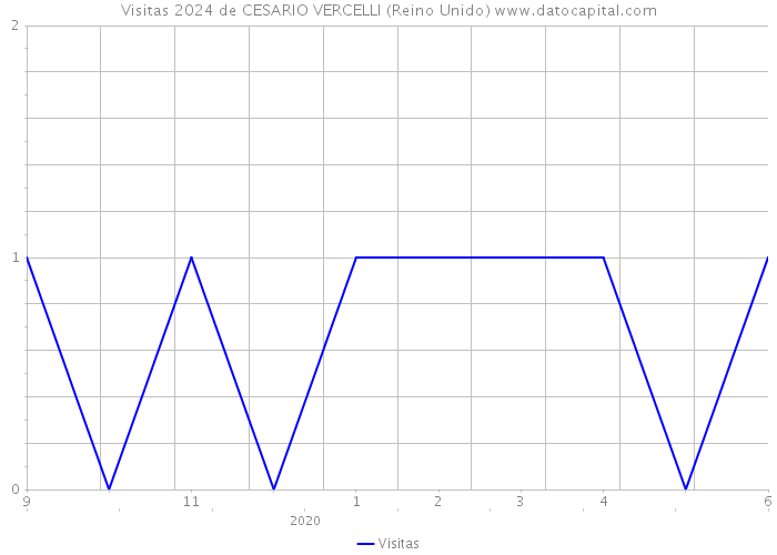 Visitas 2024 de CESARIO VERCELLI (Reino Unido) 